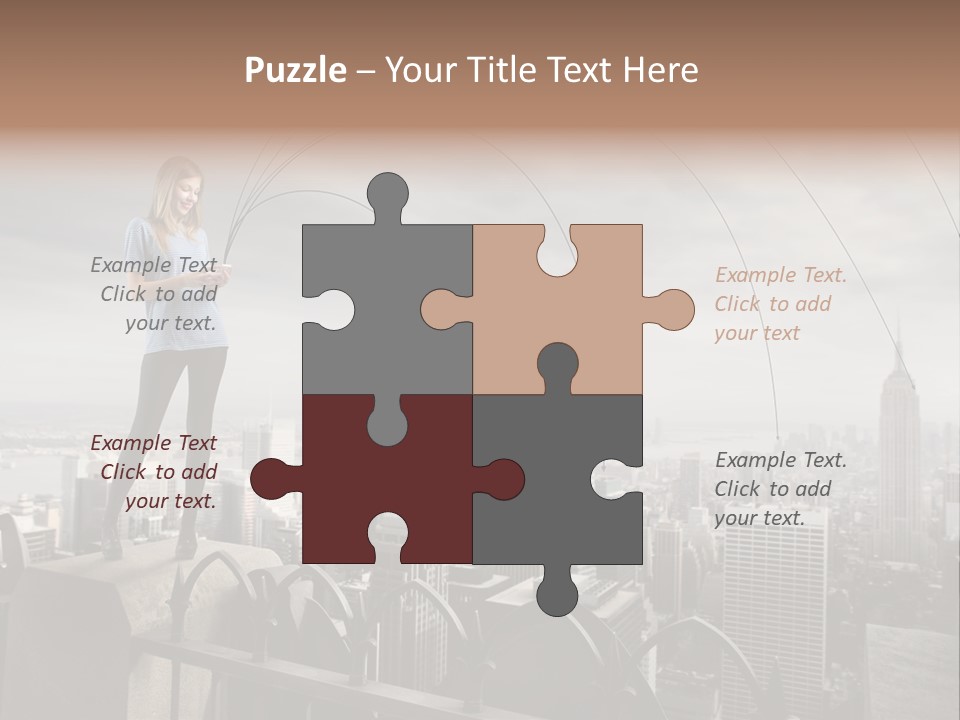 Business Altitude Phone PowerPoint Template