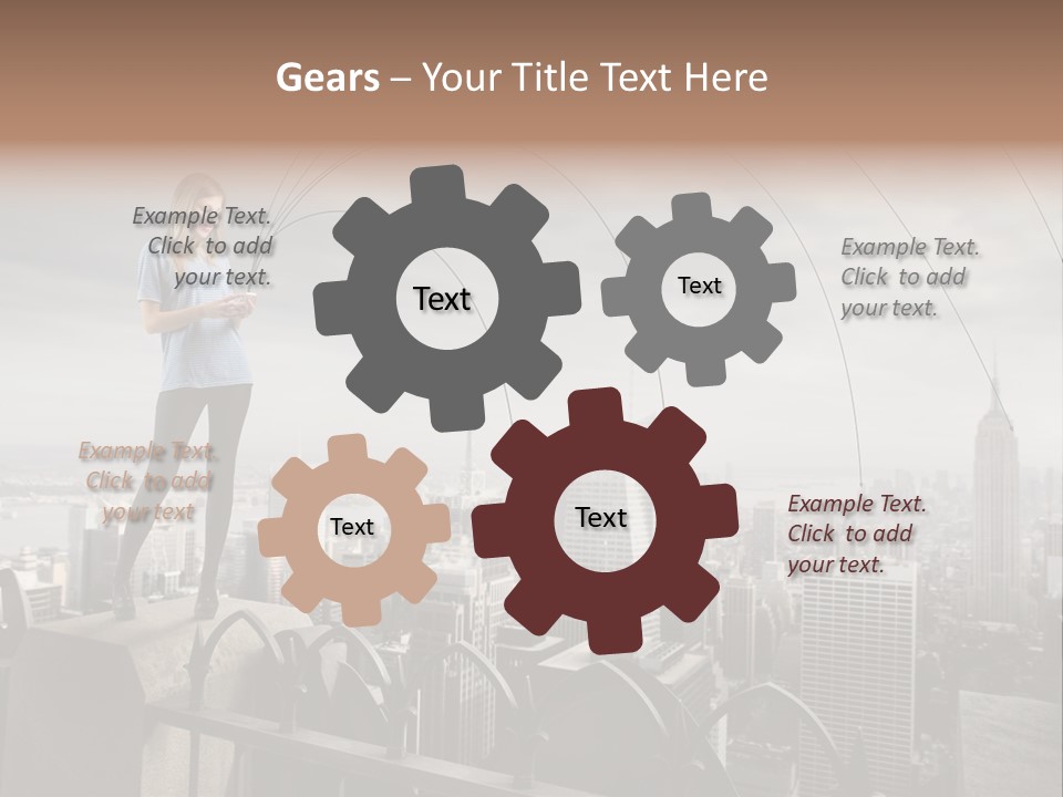 Business Altitude Phone PowerPoint Template