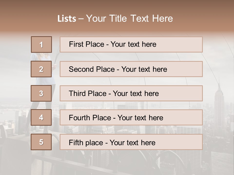 Business Altitude Phone PowerPoint Template