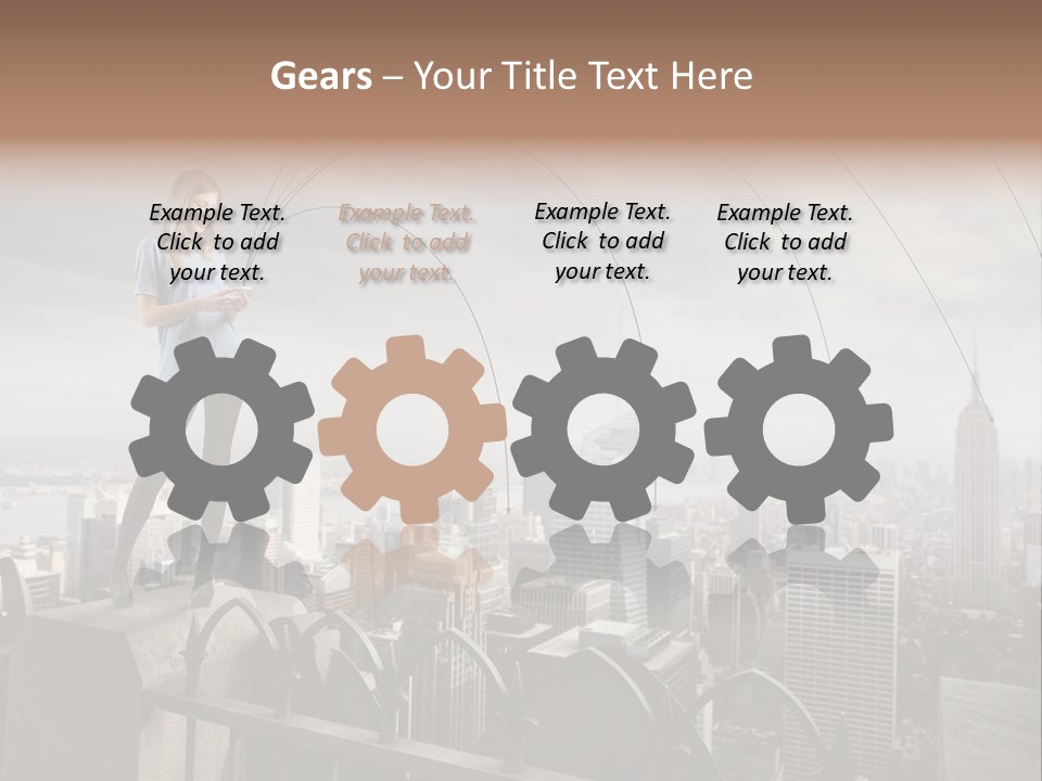 Business Altitude Phone PowerPoint Template