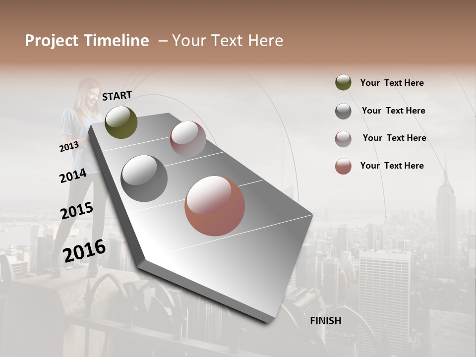 Business Altitude Phone PowerPoint Template