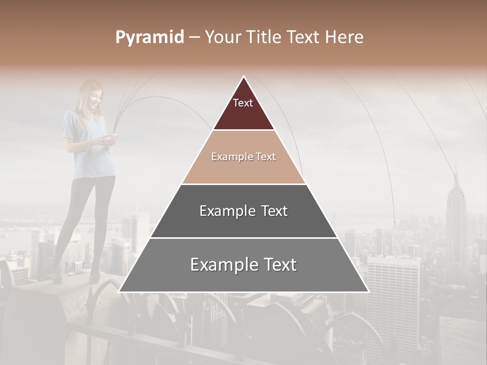 Business Altitude Phone PowerPoint Template
