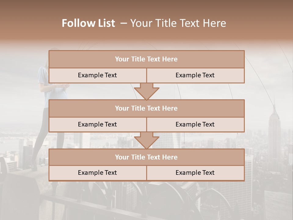 Business Altitude Phone PowerPoint Template