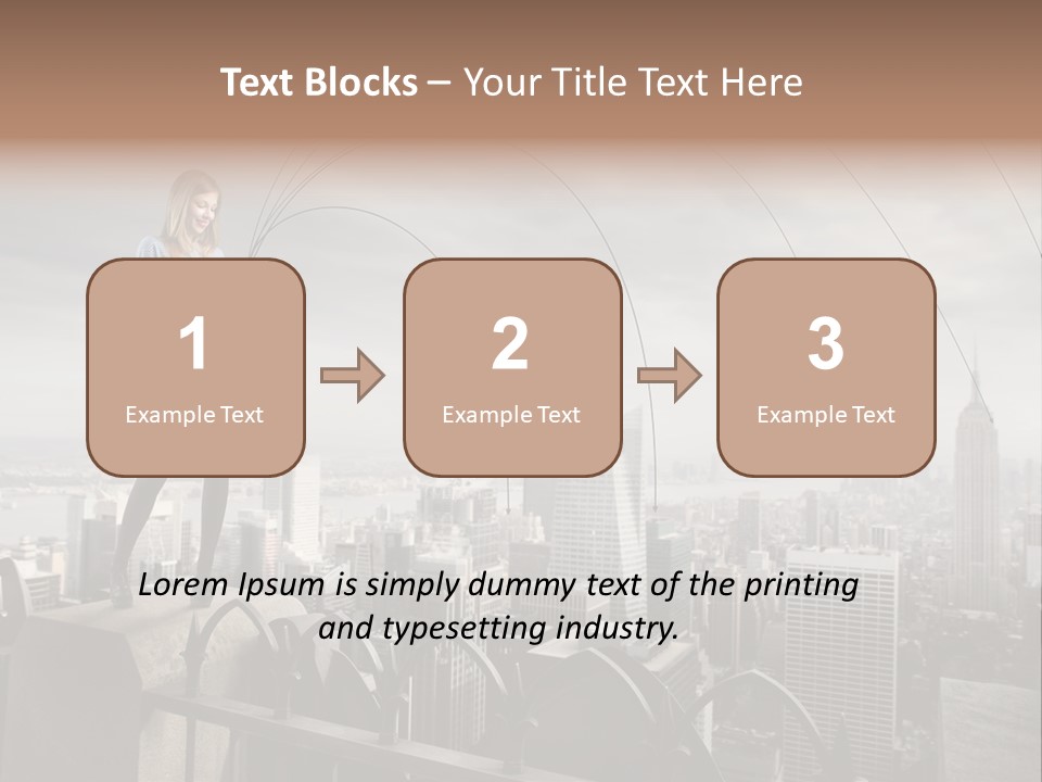 Business Altitude Phone PowerPoint Template