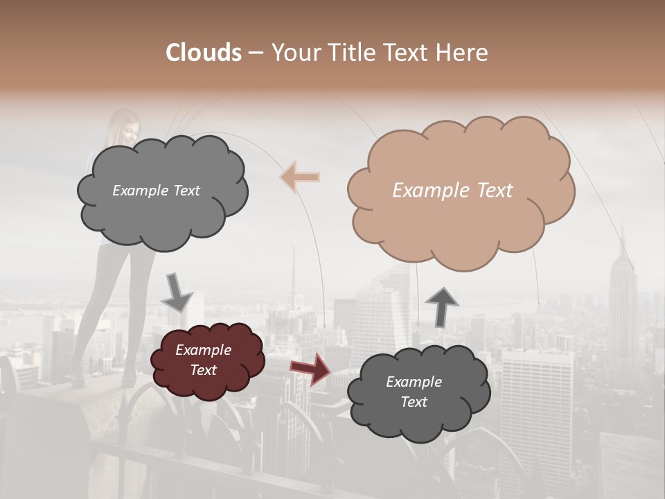 Business Altitude Phone PowerPoint Template