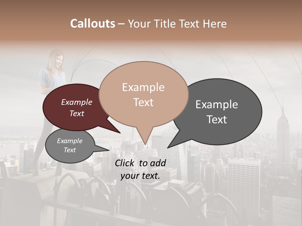 Business Altitude Phone PowerPoint Template