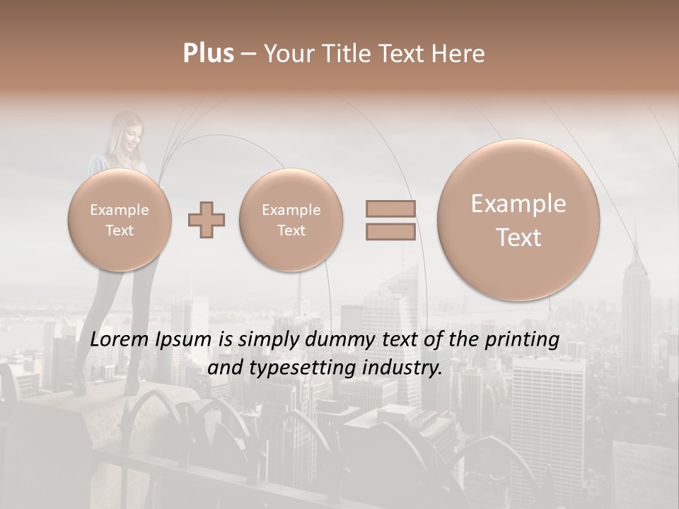 Business Altitude Phone PowerPoint Template