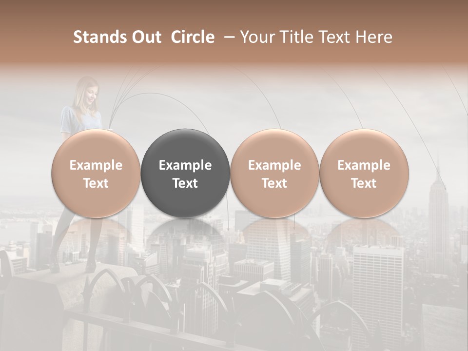 Business Altitude Phone PowerPoint Template