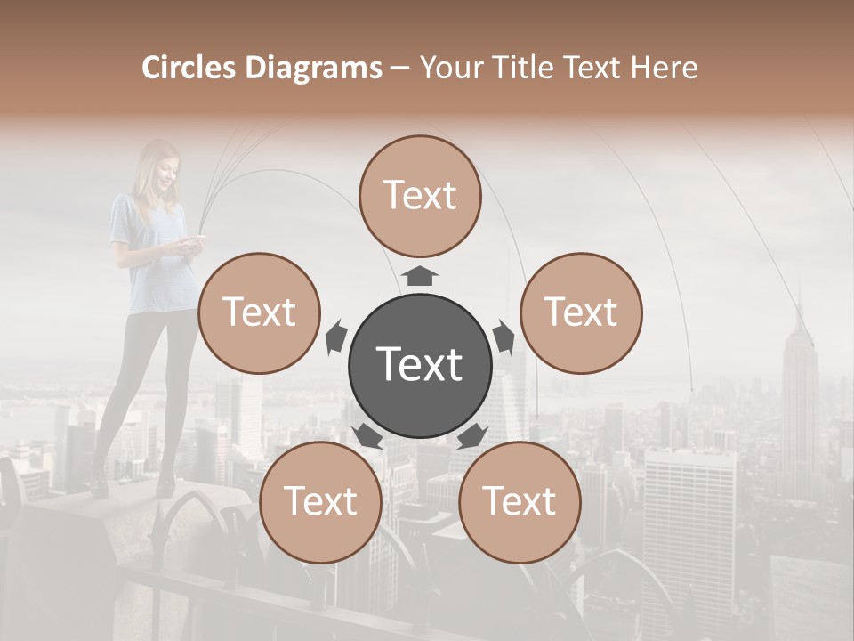 Business Altitude Phone PowerPoint Template