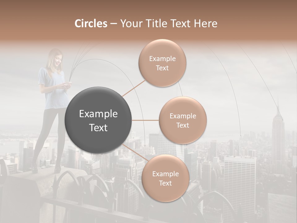 Business Altitude Phone PowerPoint Template
