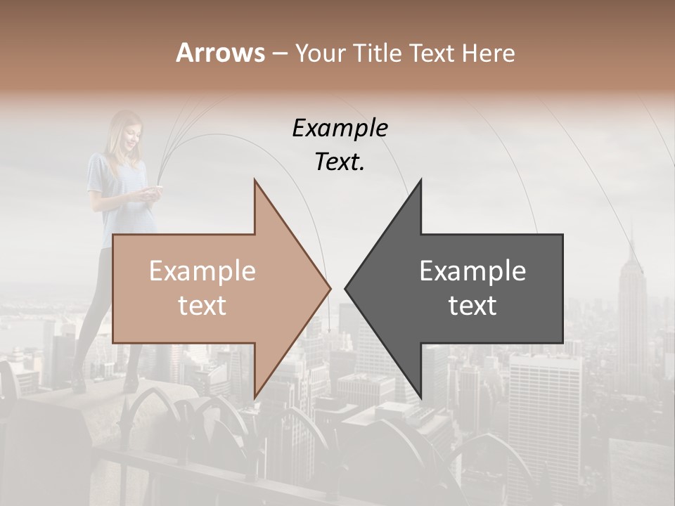 Business Altitude Phone PowerPoint Template