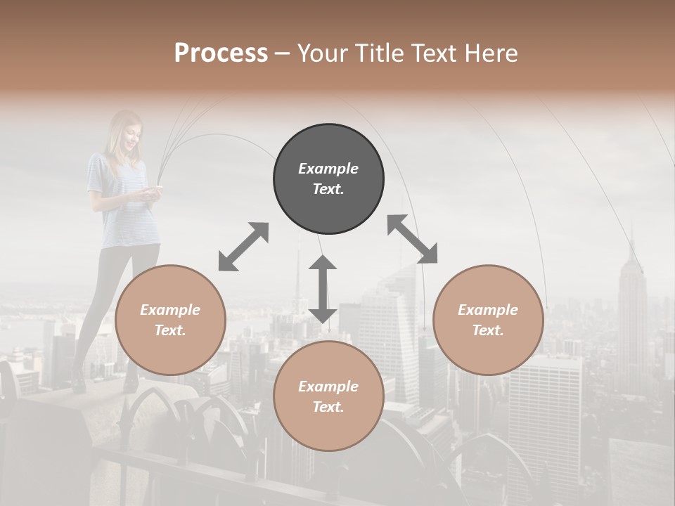 Business Altitude Phone PowerPoint Template