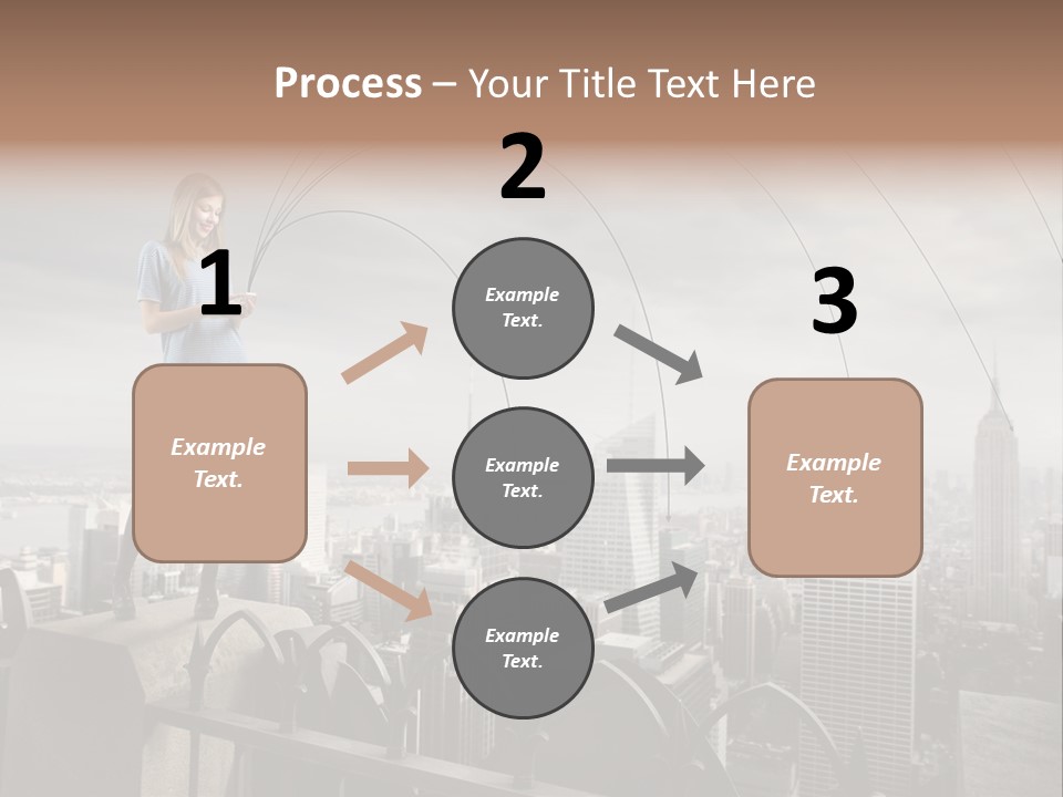 Business Altitude Phone PowerPoint Template