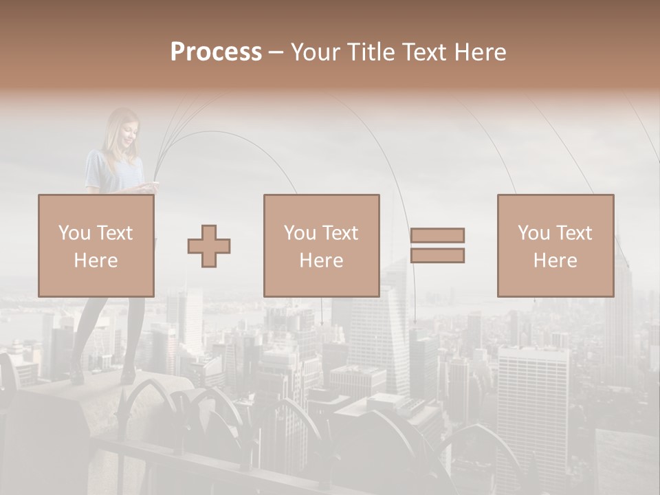 Business Altitude Phone PowerPoint Template