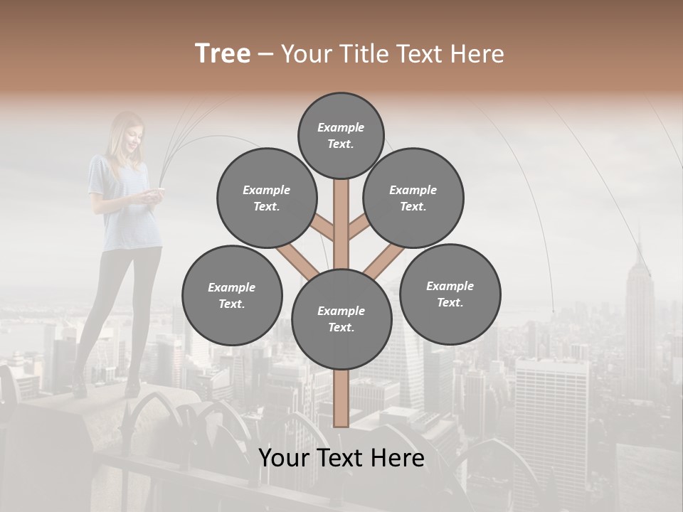 Business Altitude Phone PowerPoint Template