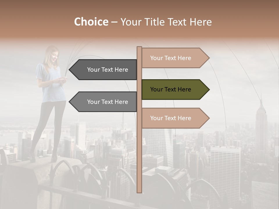 Business Altitude Phone PowerPoint Template