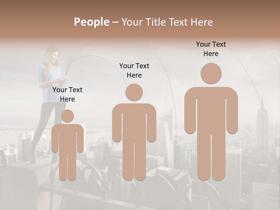 Business Altitude Phone PowerPoint Template
