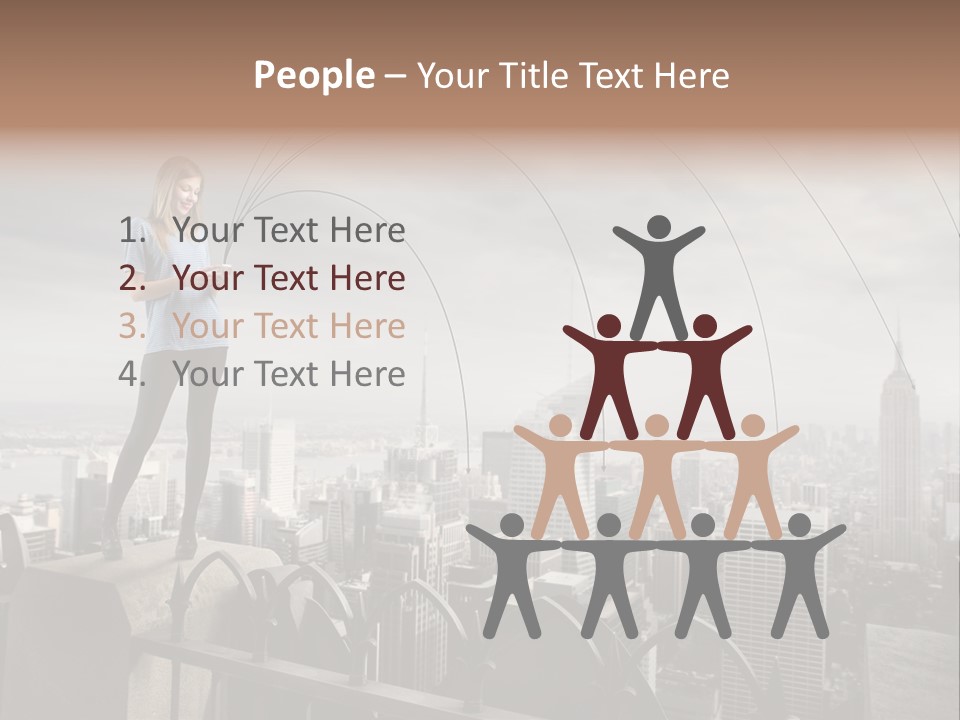 Business Altitude Phone PowerPoint Template
