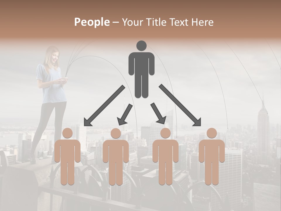 Business Altitude Phone PowerPoint Template