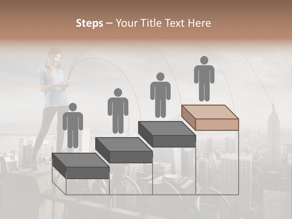 Business Altitude Phone PowerPoint Template