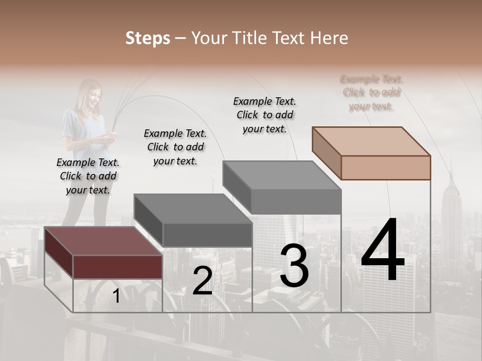Business Altitude Phone PowerPoint Template