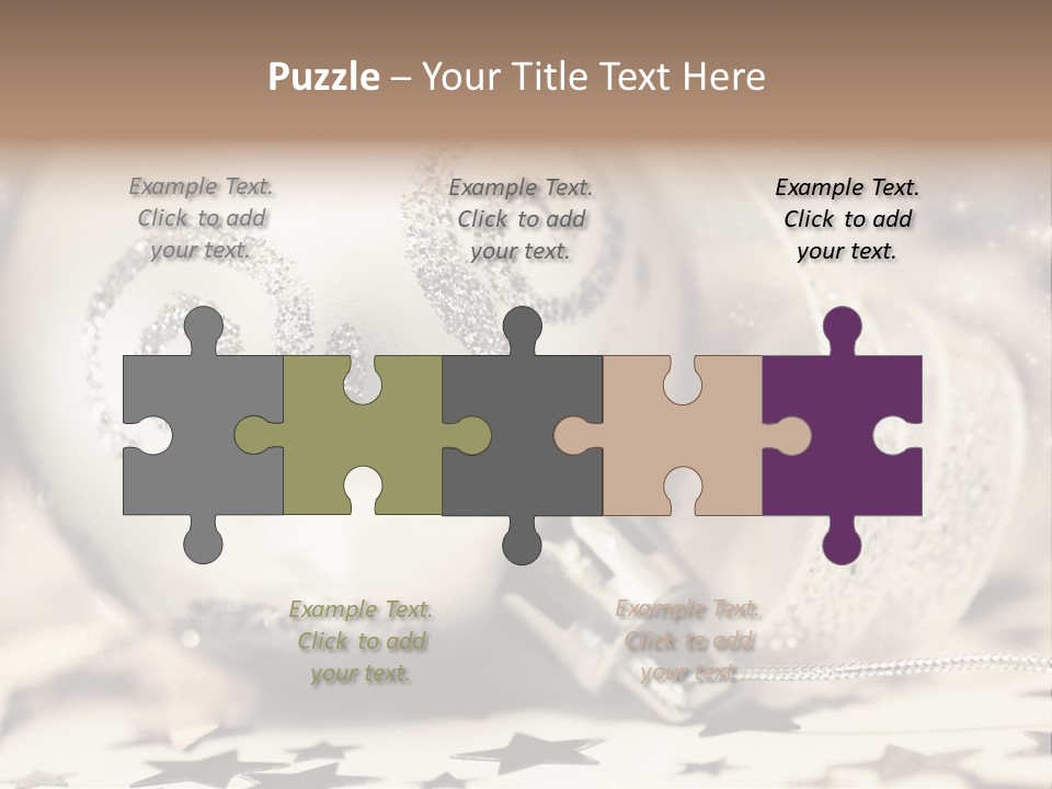 Toy Silver Blur PowerPoint Template