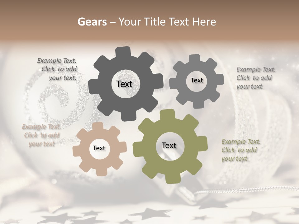 Toy Silver Blur PowerPoint Template