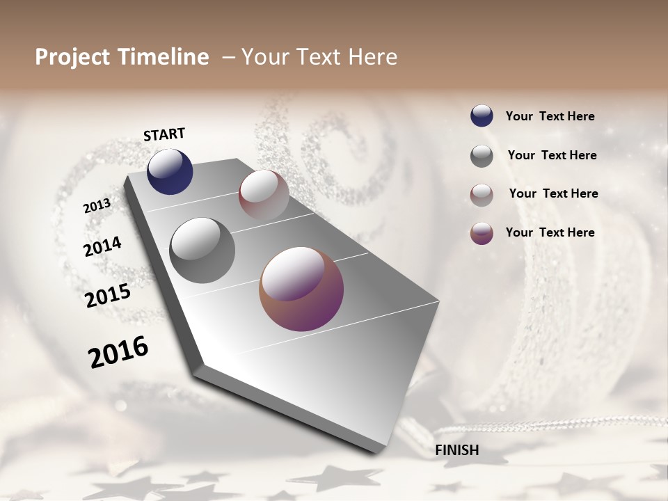 Toy Silver Blur PowerPoint Template