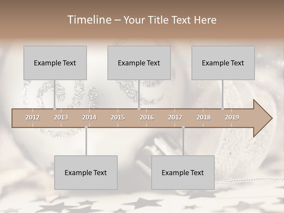 Toy Silver Blur PowerPoint Template