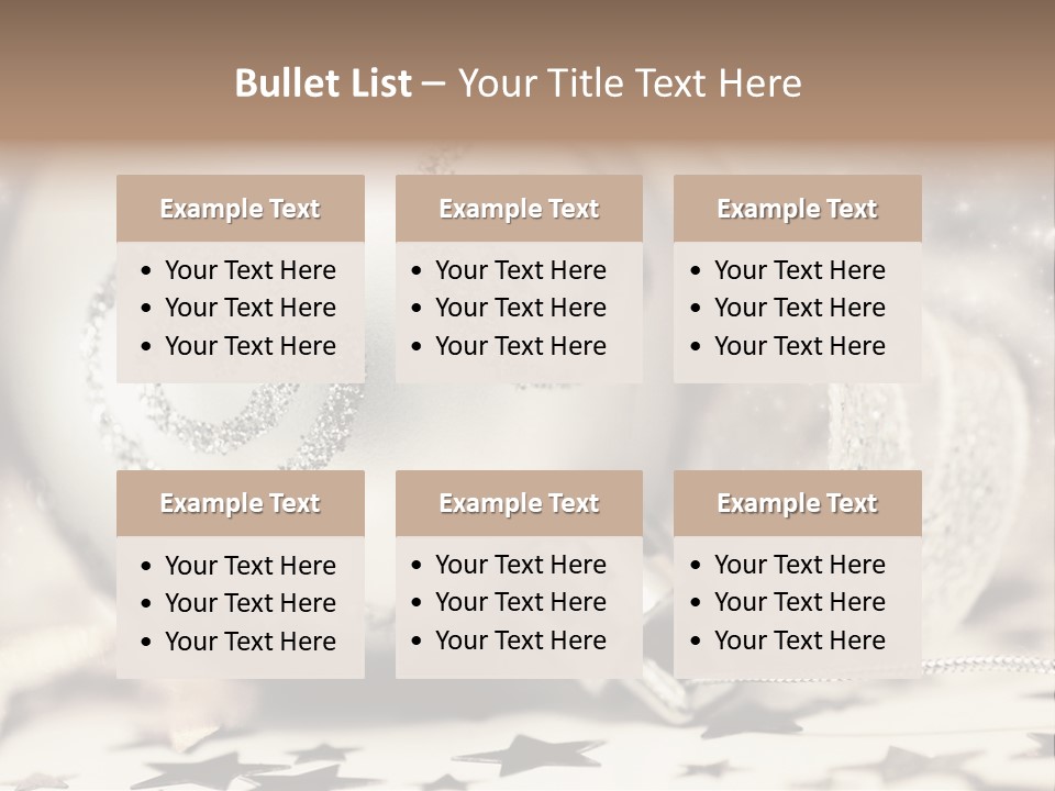 Toy Silver Blur PowerPoint Template