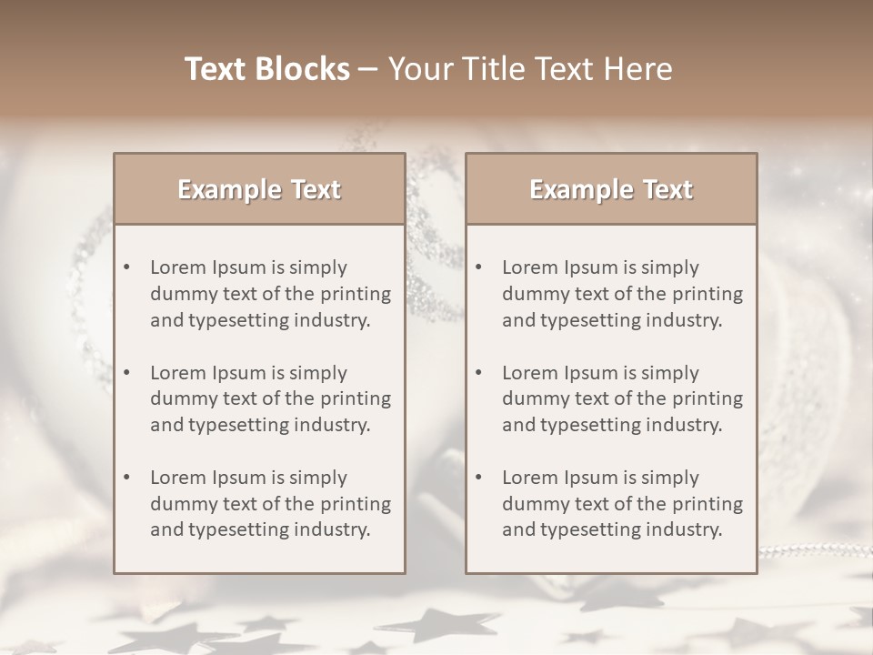 Toy Silver Blur PowerPoint Template