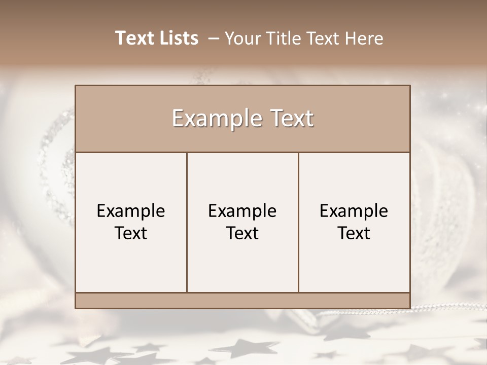 Toy Silver Blur PowerPoint Template