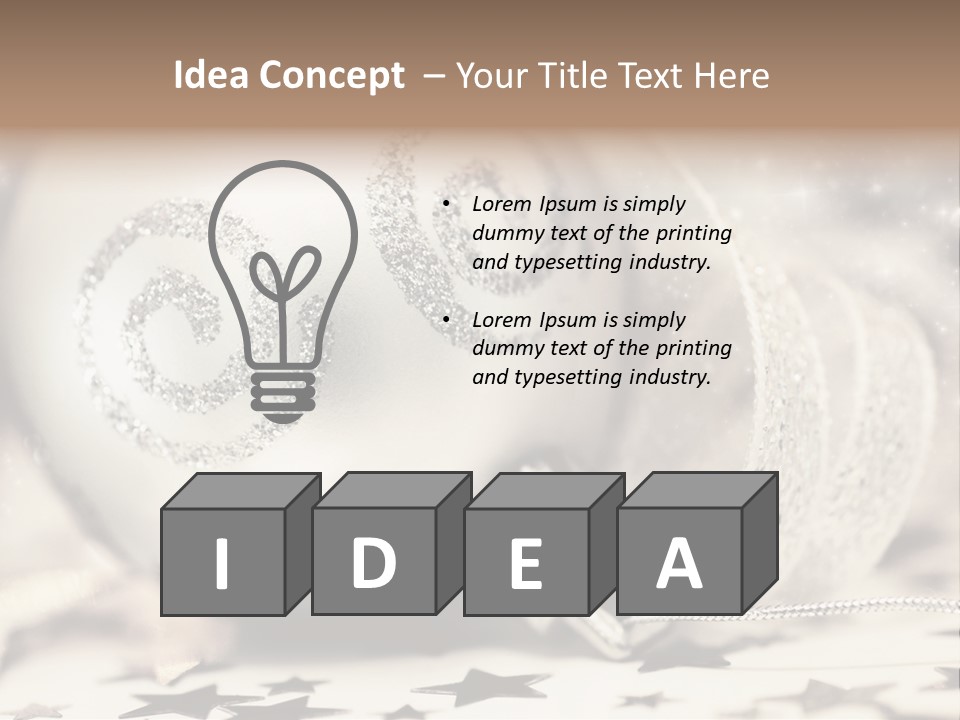 Toy Silver Blur PowerPoint Template