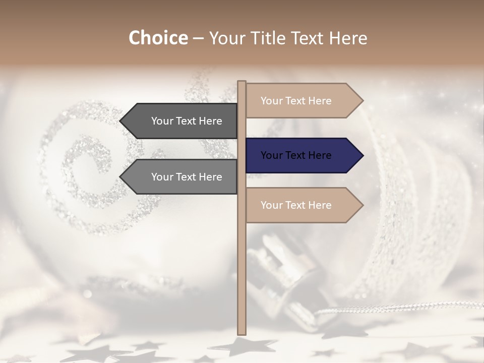 Toy Silver Blur PowerPoint Template