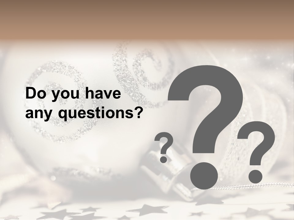 Toy Silver Blur PowerPoint Template