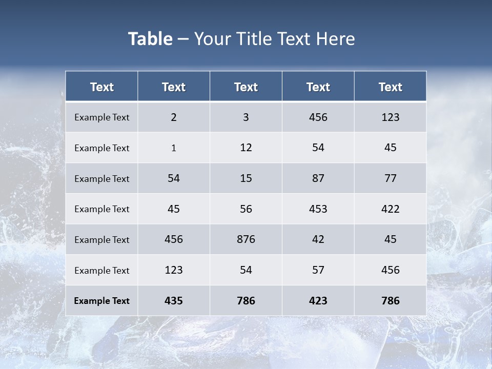 Reflex South Clouds PowerPoint Template
