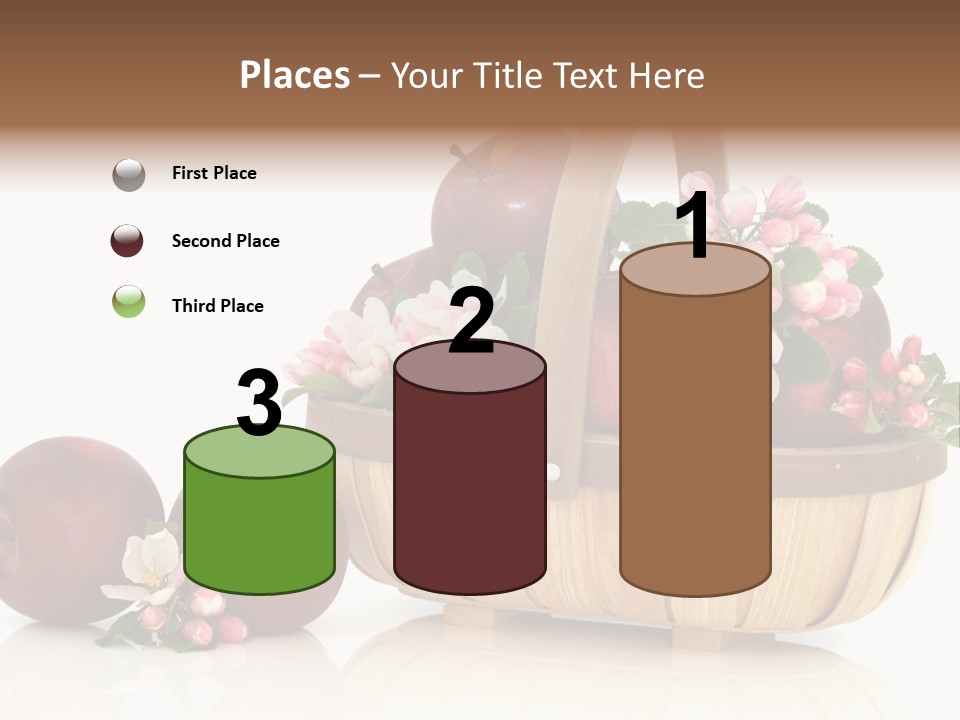 Flower White Spring PowerPoint Template