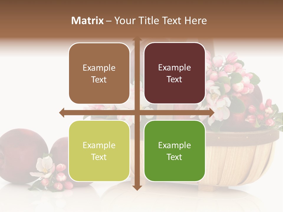 Flower White Spring PowerPoint Template