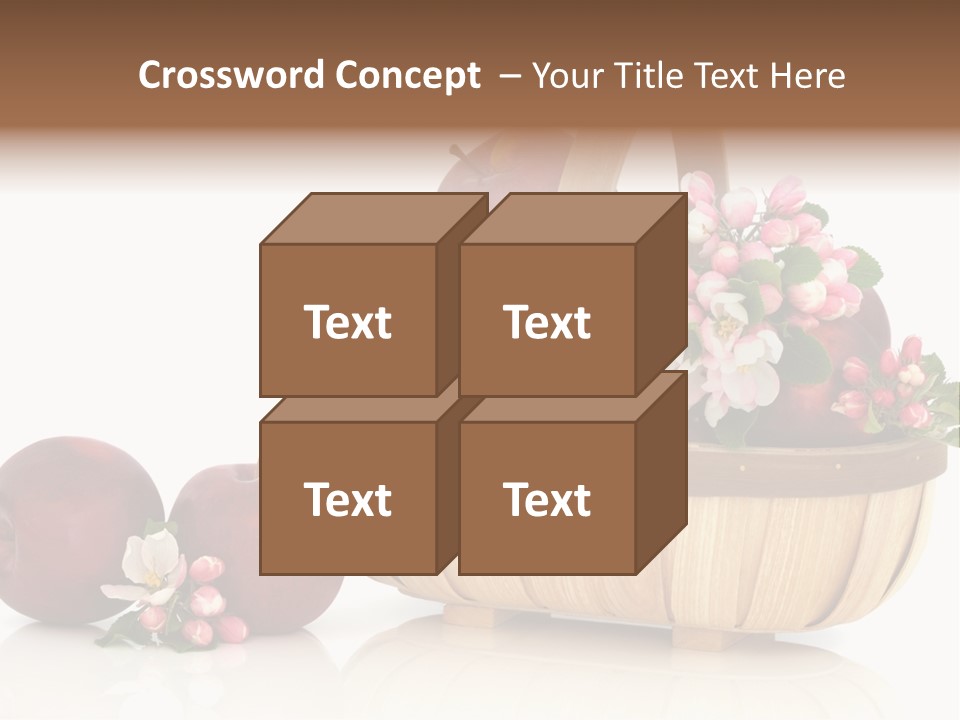 Flower White Spring PowerPoint Template