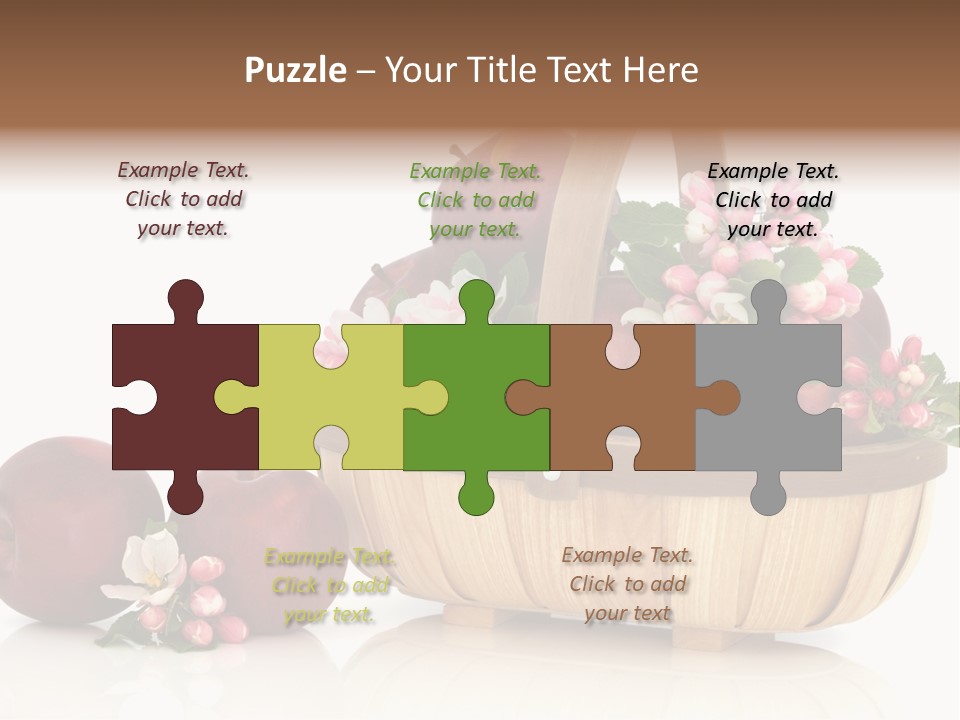 Flower White Spring PowerPoint Template