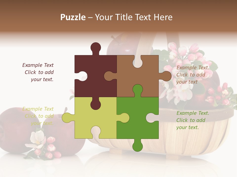 Flower White Spring PowerPoint Template