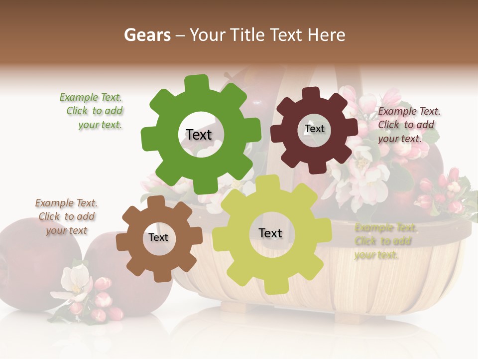 Flower White Spring PowerPoint Template