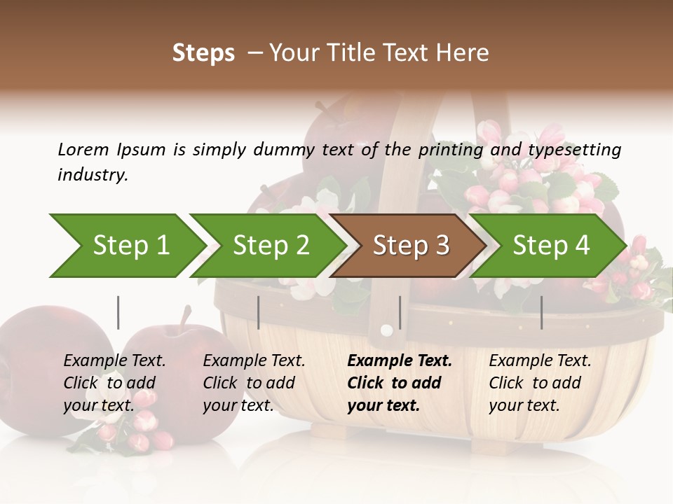 Flower White Spring PowerPoint Template