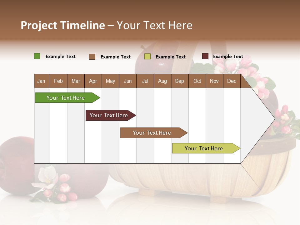 Flower White Spring PowerPoint Template