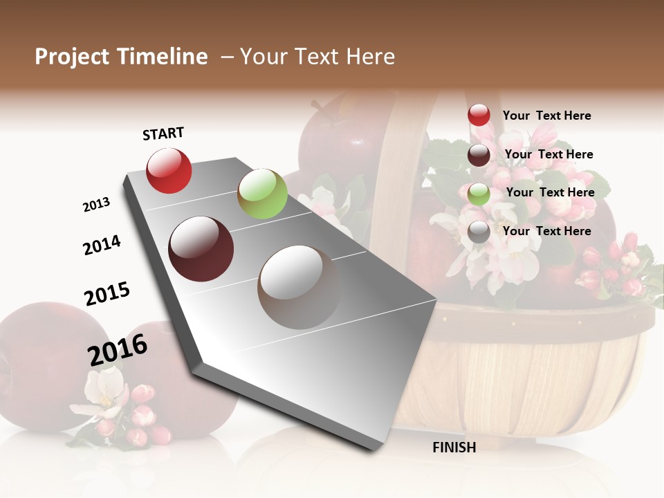 Flower White Spring PowerPoint Template