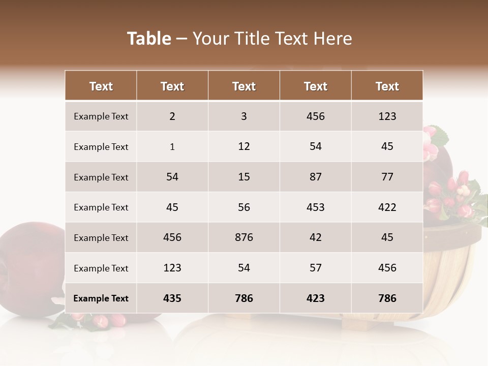 Flower White Spring PowerPoint Template