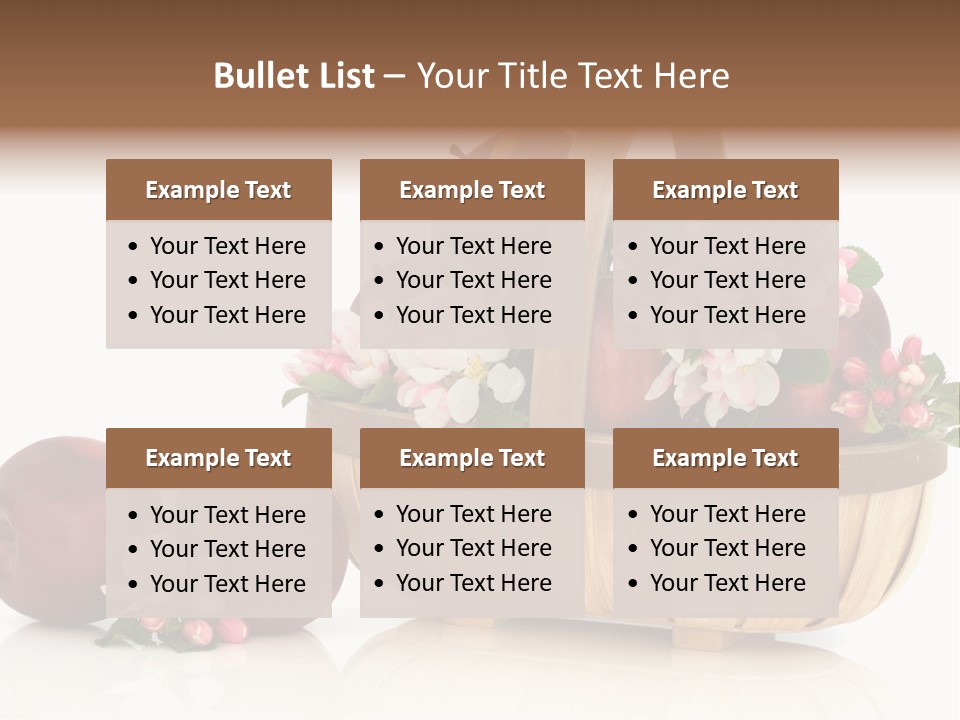 Flower White Spring PowerPoint Template