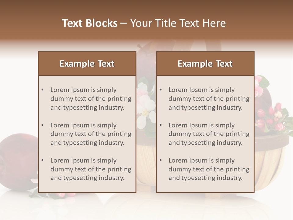 Flower White Spring PowerPoint Template