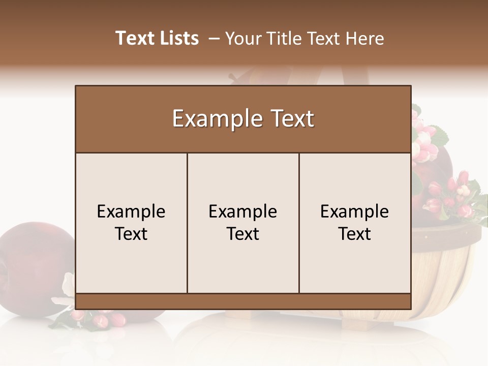 Flower White Spring PowerPoint Template