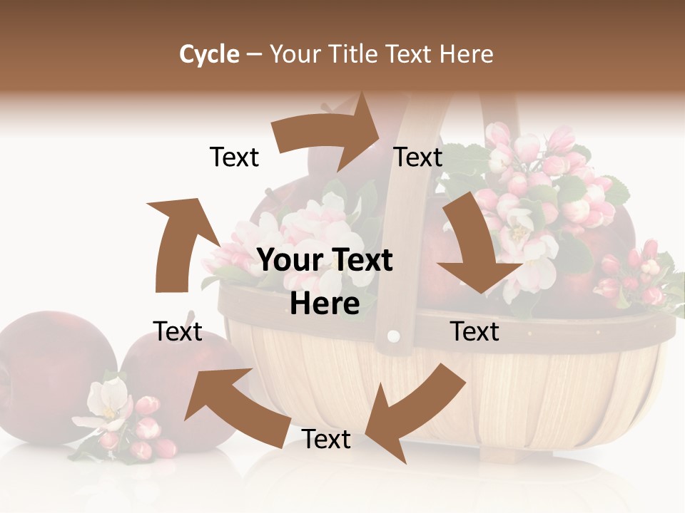 Flower White Spring PowerPoint Template